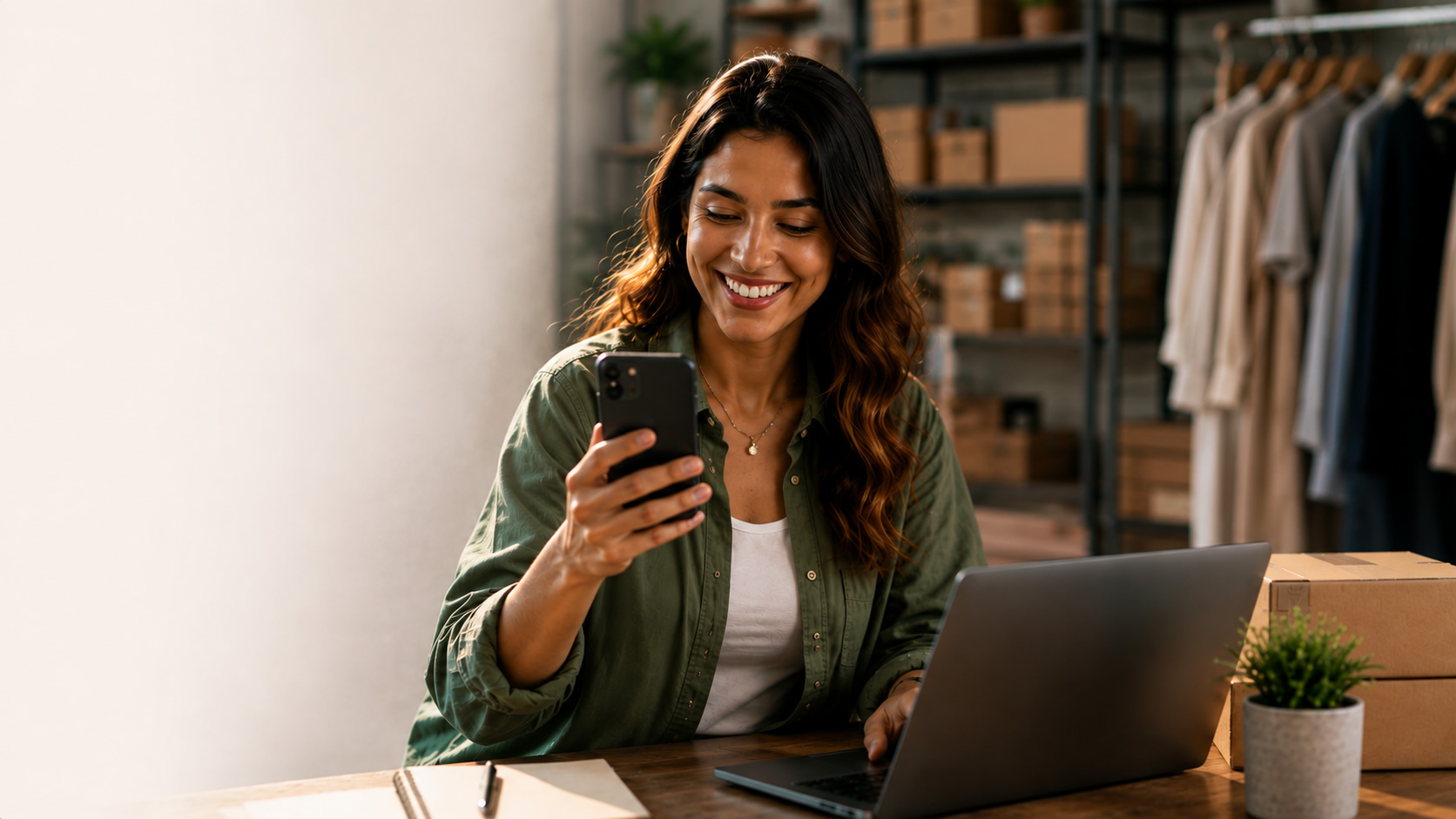 Atendimento pelo WhatsApp conectado à compra de produtos